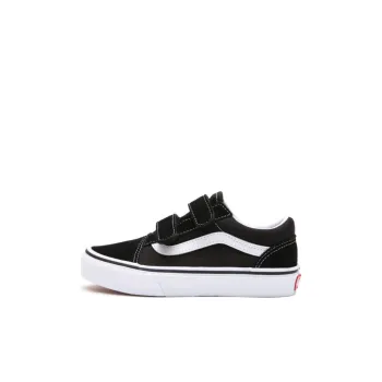 Vans Anti Slip Wear Resistant Low Top Kids' Skateboarding Shoes Black/White Kids'