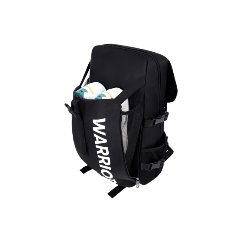 Warrior Oxford Fabric Backpack Regular Unisex Black/White-4