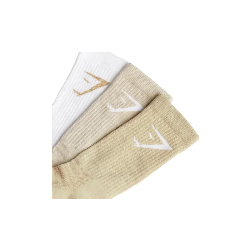 GYMSHARK Mid Calf Socks Unisex 3 Pack-1