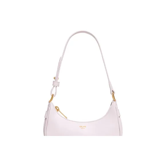 CELINE AVA Smooth Cow Leather Handbag Shoulder Bag Handbag Mini Women's Cherry Blossom Pink-3