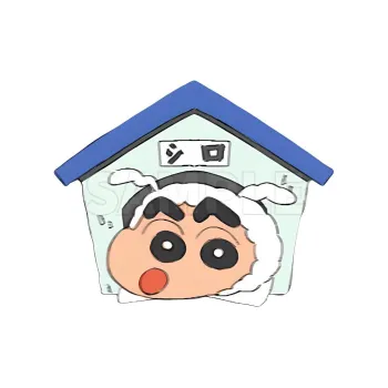 GuGuGuGu Crayon Shin Chan Characters Cute Plush Badge Cartoon Merch Action Kamen Shin Chan Badges