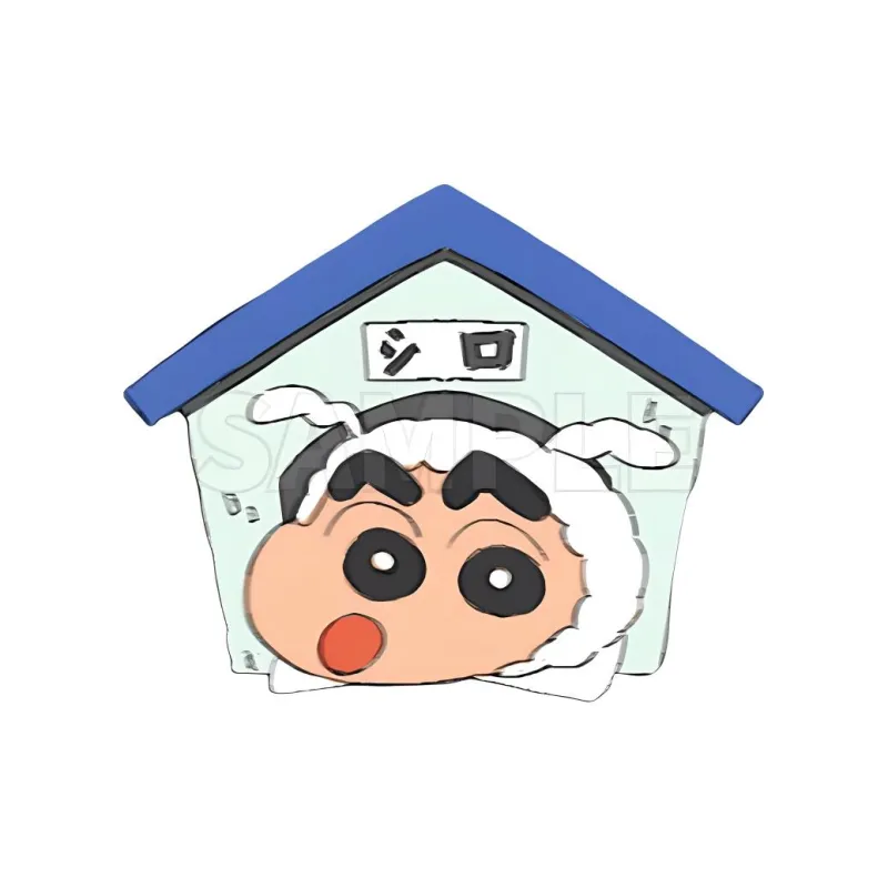 GuGuGuGu Crayon Shin Chan Characters Cute Plush Badge Cartoon Merch Action Kamen Shin Chan Badges-0