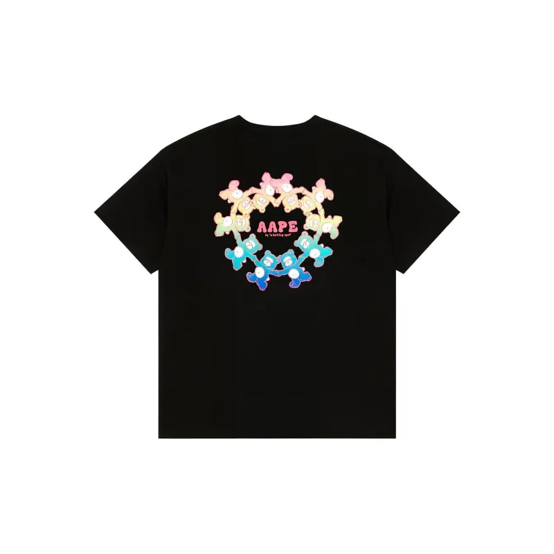 Aape Logo print Cotton T shirt-1