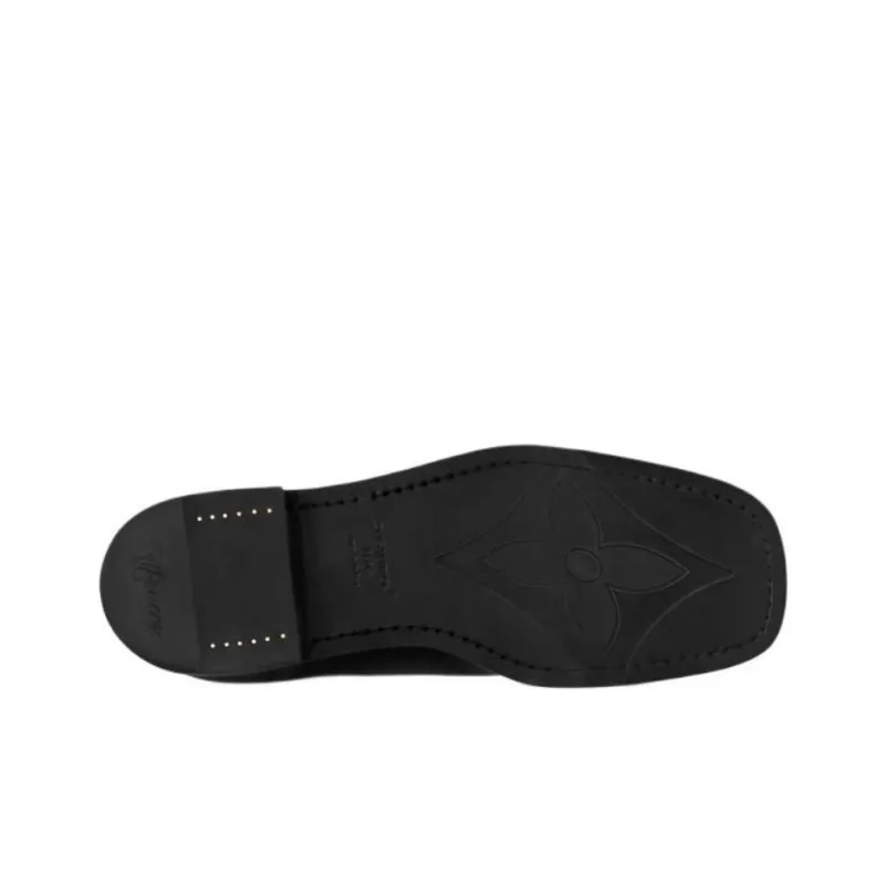 LOUIS VUITTON Agent 2025 Spring Summer Men's Collection Short Chelsea Boots Men's Black-4