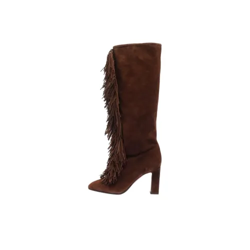 AQUAZZURA Gytane Knee high Boots 8.5cm Women's Brown