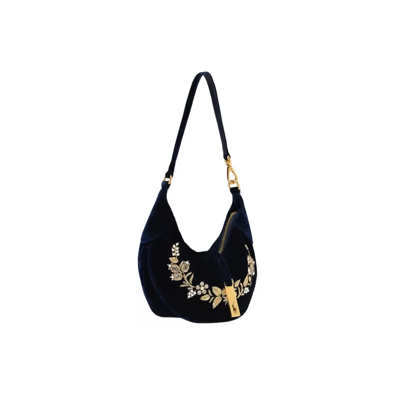 Polo Ralph Lauren Polo ID Fabric Shoulder Bag Handbag Shoulder Bag Mini Women's Dark Blue-1