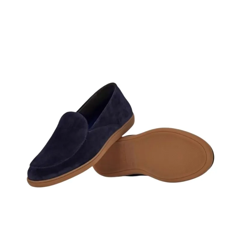 Canali Loafers Men Blue-4