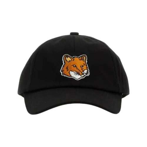 Maison Kitsune Logo embroidered Cotton Cap