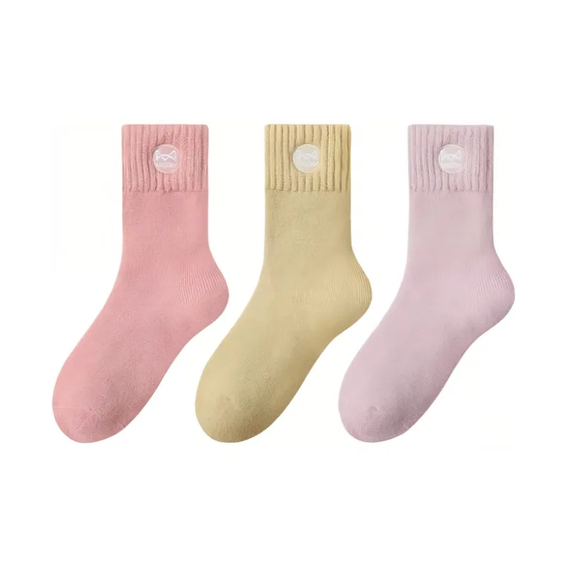 MIIOW Mid Calf Socks Unisex Combo Set-4