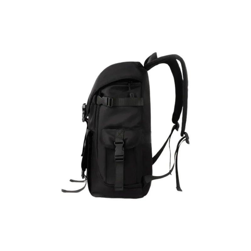 Warrior Nylon Fabric Backpack Regular Unisex Black-2