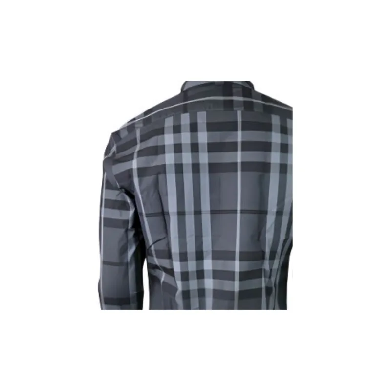 Burberry Shirt Men's Gray Black-2
