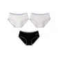 3 Pack (G Set-Black+Light Gray+White)