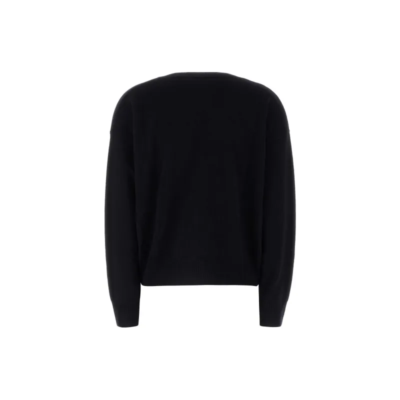 VERSACE Logo Plaque Crewneck Jumper-1