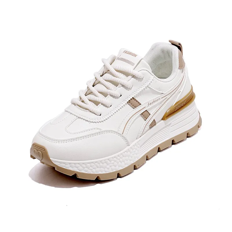 Lin's Travels Cushioning Wear-Resistant Low-Top Chunky Sneakers Women's-4
