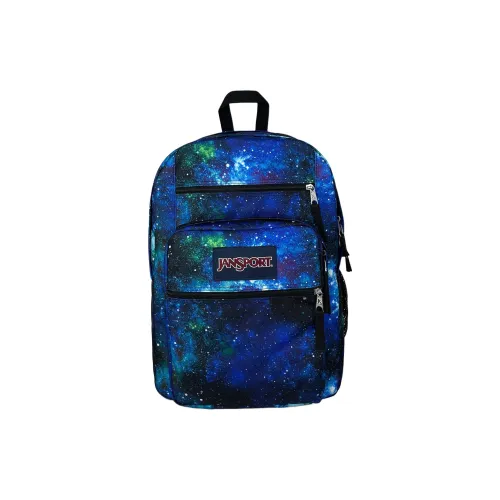 JanSport Polyester Monochrome Large Size Unisex Blue Space