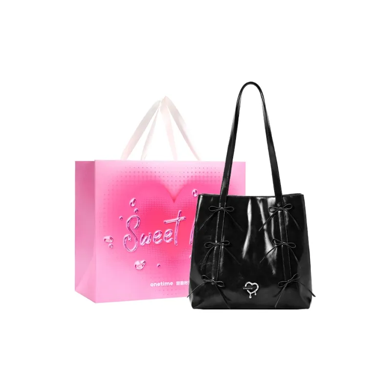 ONE TIME Synthetic Leather Bowknot Sweetheart Tote Bag Shoulder Bag Regular Women's Multicolor-7