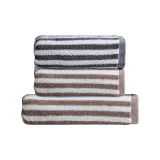3 Pack (Coffee Towel *1, Blue Towel *1, Coffee Bath Towels *1)