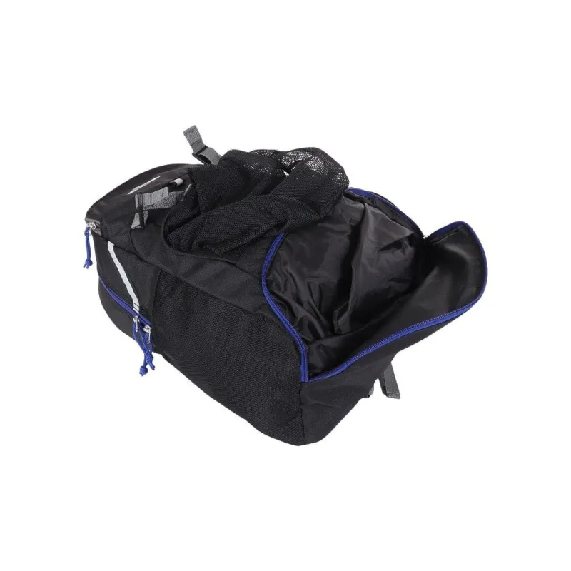 Adidas Polyester Backpack Regular Men's Black & Blue-6