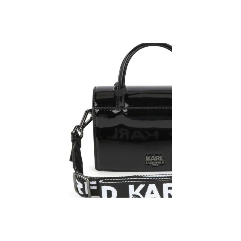 KARL LAGERFELD / Karl Lagerfeld Jeans Ikonik Karl Logo-embossed Shoulder Bag-4