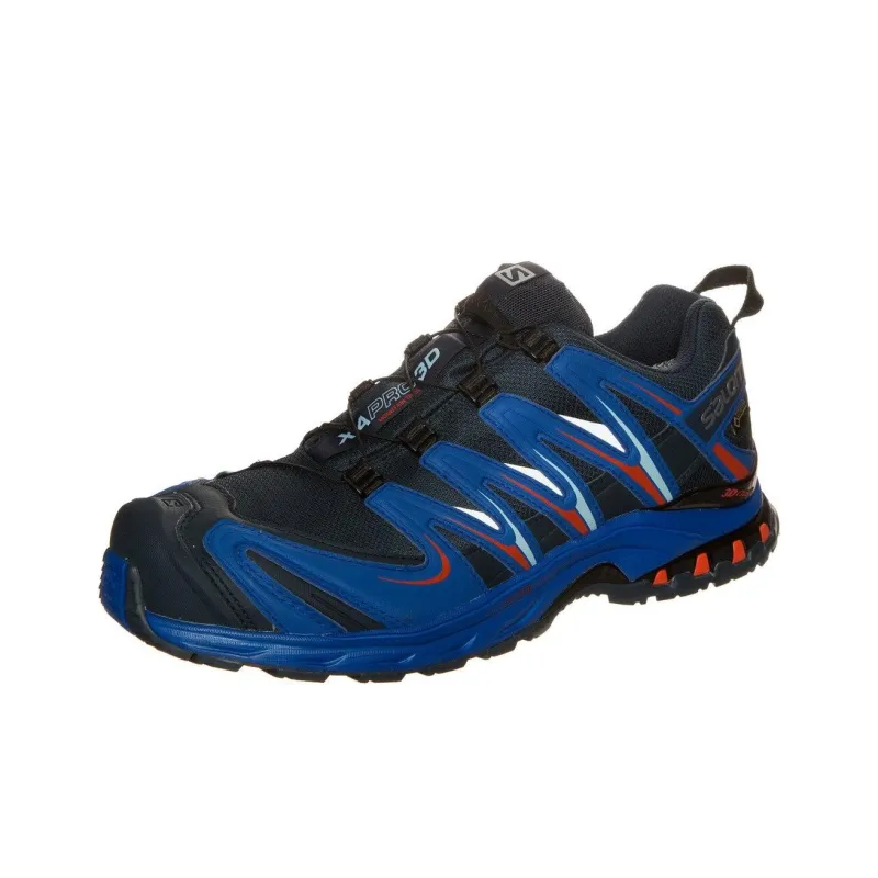 SALOMON XA PRO 3D Slip Resistant, Abrasion Resistant, Waterproof Low Top Running Shoes Men's Blue Black-2