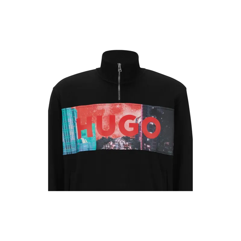HUGO BOSS SS23 Sweatshirt Men's Black-5