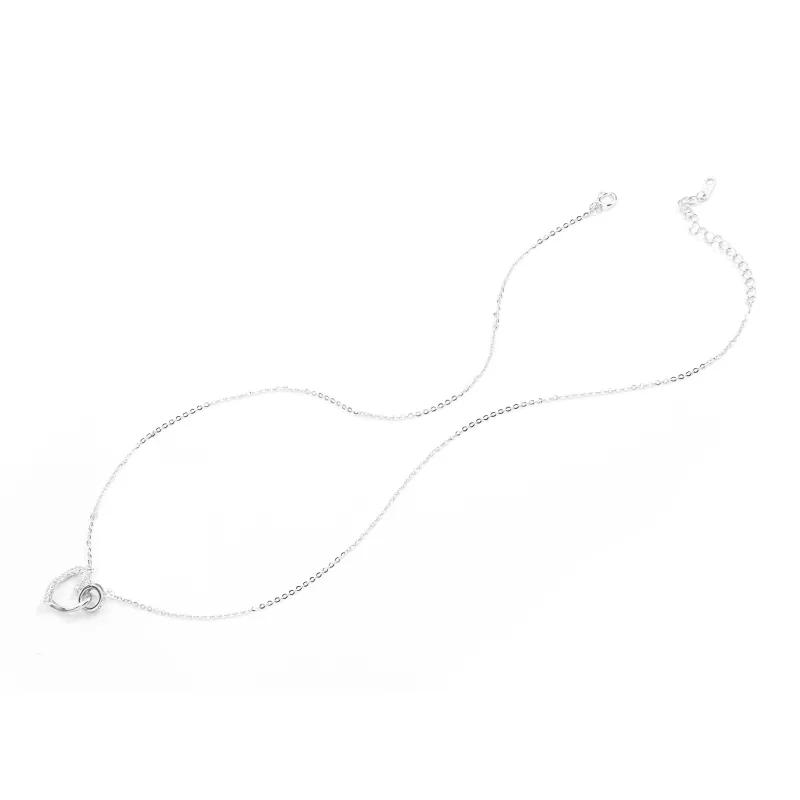 CLARKIA FLOWER 925 Sterling Silver Necklaces Women's-3