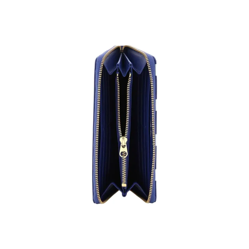 CDG Leather Wallet Women's Blue-2