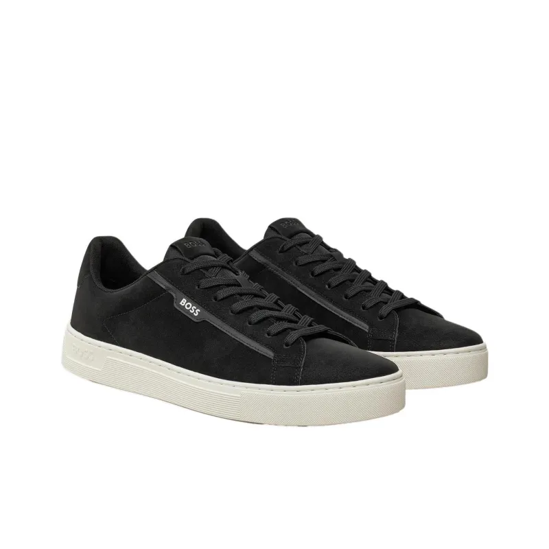 HUGO BOSS Rhys Low Top Skateboard Shoes Men's Black-2