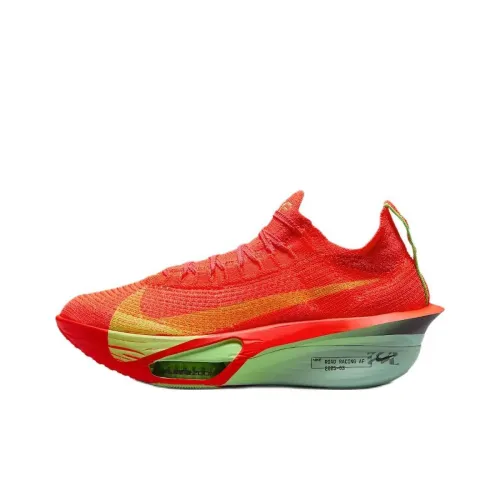 Nike Alphafly 3 Anti Slip Wear Resistant Low Top Marathon Running Shoes Women's Red