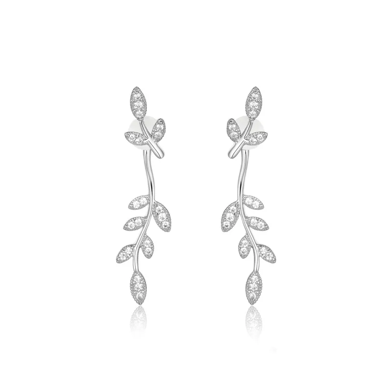 LELOUP Gold Plated Copper With Rhodium Stud Earrings Women's-0