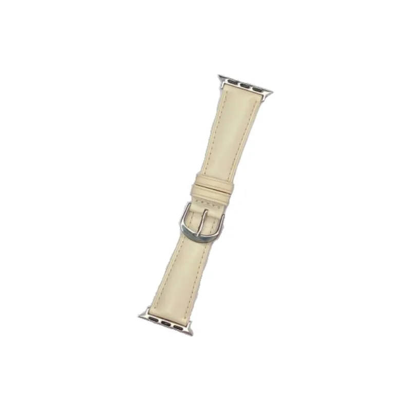 Warbler Dew Compatible With Apple Watch Apple Watch Band S9/S8/SE/7/6/5/4/3 Misty Wax Leather Strap-6