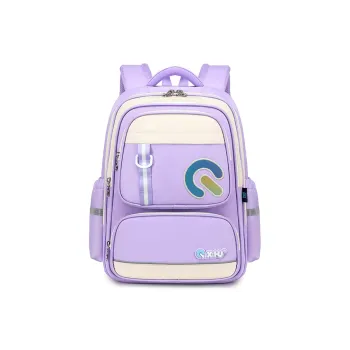 Seven Star Fox Polyester Student Bag Light Purple/Dusty Pink/Gray Purple/Khaki/Sapphire Blue/Mail Green