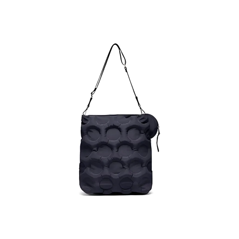 LACOSTE Polyester Crossbody Bag Shoulder Bag Large Size Women's Midnight Blue-1
