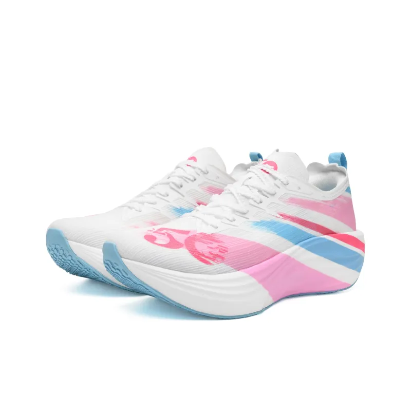 50 Cushioned Breathable Impact Resistant Low Top Marathon Running Shoes Unisex Colorful Ink Snow 002-2
