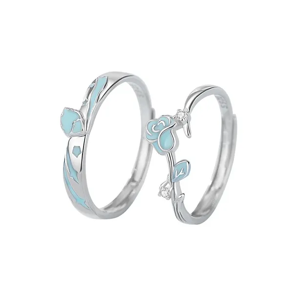 GLOIRE S925 Silver Rings Unisex Gentle Elegance Elegant Fashion Romantic Date Confession Versatile Commute Style-0
