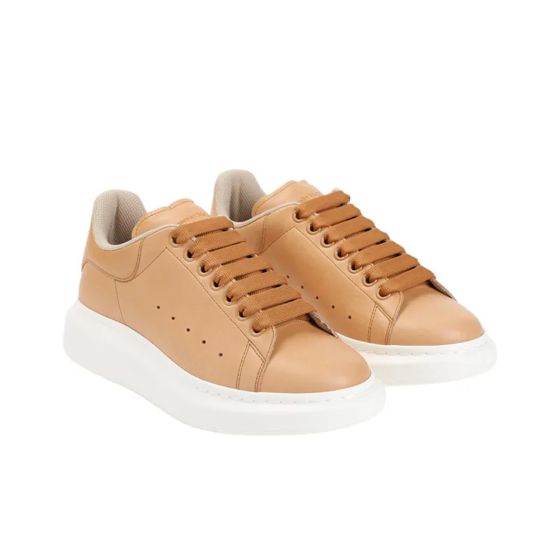 Alexander McQueen Low-Top Skateboard Shoes Men's Khaki-3