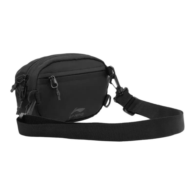LiNing Polyester Shoulder Bag Crossbody Bag Fanny Pack Regular Unisex Black-2