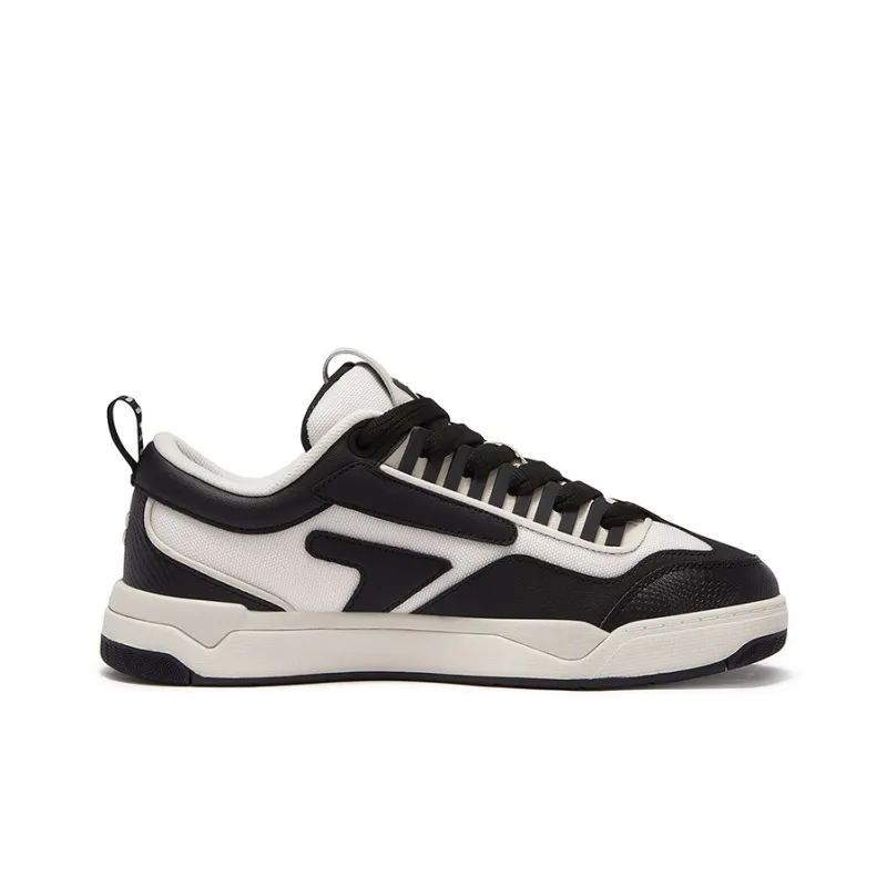 FILA FUSION Slip Resistant Low Top Skateboard Shoes Men's Birch Tree Brown Black-1