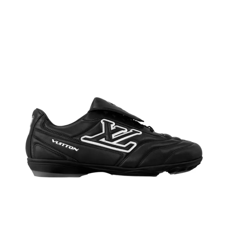 LOUIS VUITTON Footprint 2025 Spring Summer Men's Collection, Soccer Shoes Low Top Casual Shoes Men's Black-1