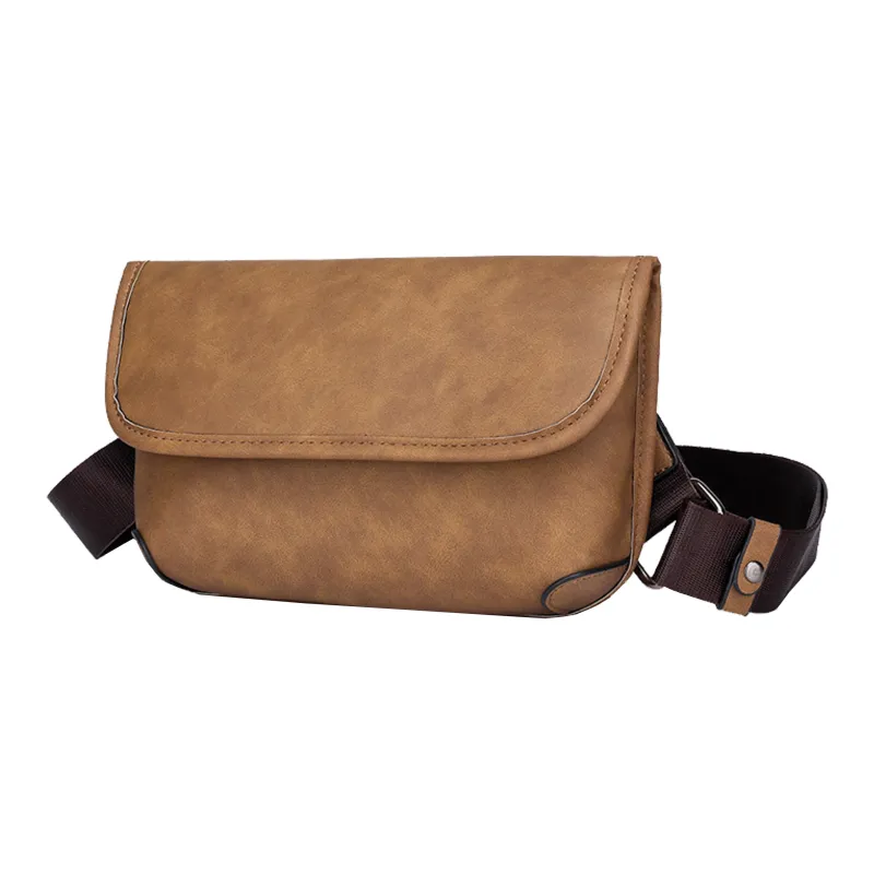 KONADCT PU Shoulder Bag, Crossbody Bag Regular Unisex Khaki/Checkered Black/Monogram/Gray/Woven Black-1