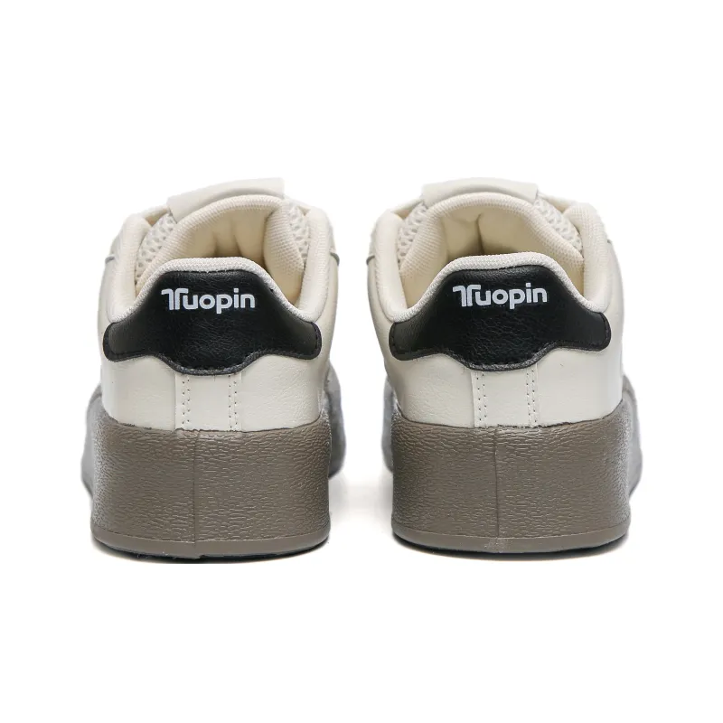 TUOPIN Low-Top Skateboard Shoes Women's Gray Purple-10