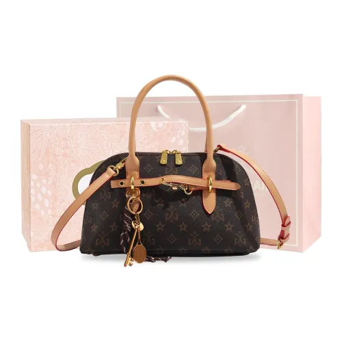 MISS GAIL Synthetic Leather Shoulder Bag Crossbody Bag Handbag Medium Size Women's Apricot