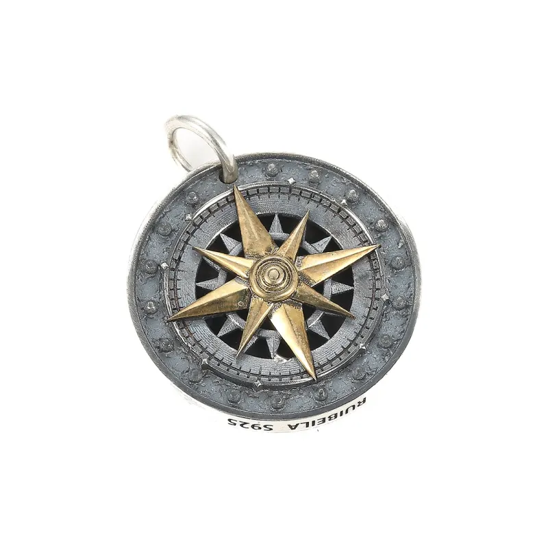 Ruibeila 925 Sterling Silver Necklaces Men's-3
