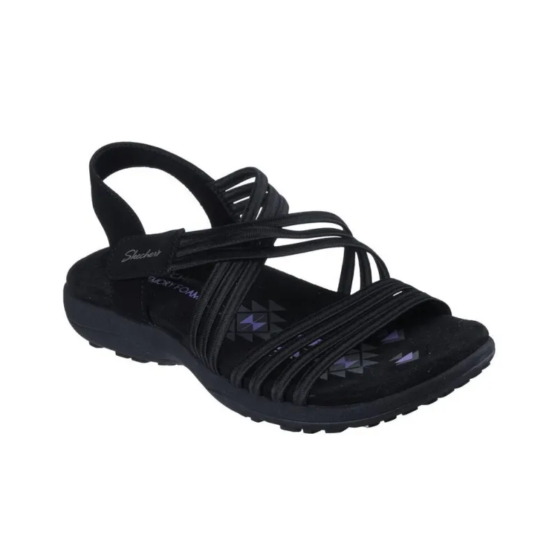 Skechers Reggae Slim Beach Sandals Women's Black-2