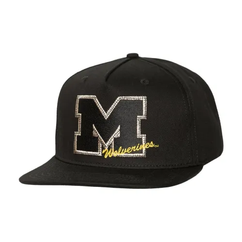 Travis Scott X Mitchell & Ness Michigan Wolverines Snapback Hat
