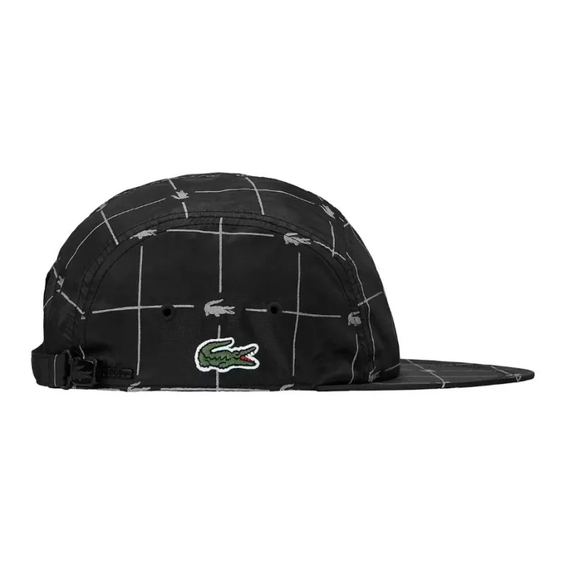 Supreme Lacoste Reflective Grid Nylon Camp Cap-2