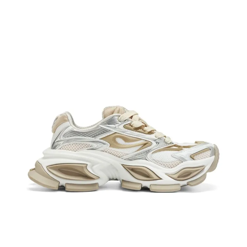 OGR Chunky Sneakers Unisex Low Top Ecru-1
