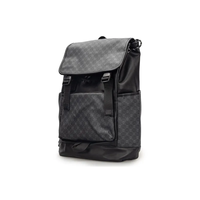 Slazenger PU Laptop Bags Backpacks Regular Unisex Black/White-1