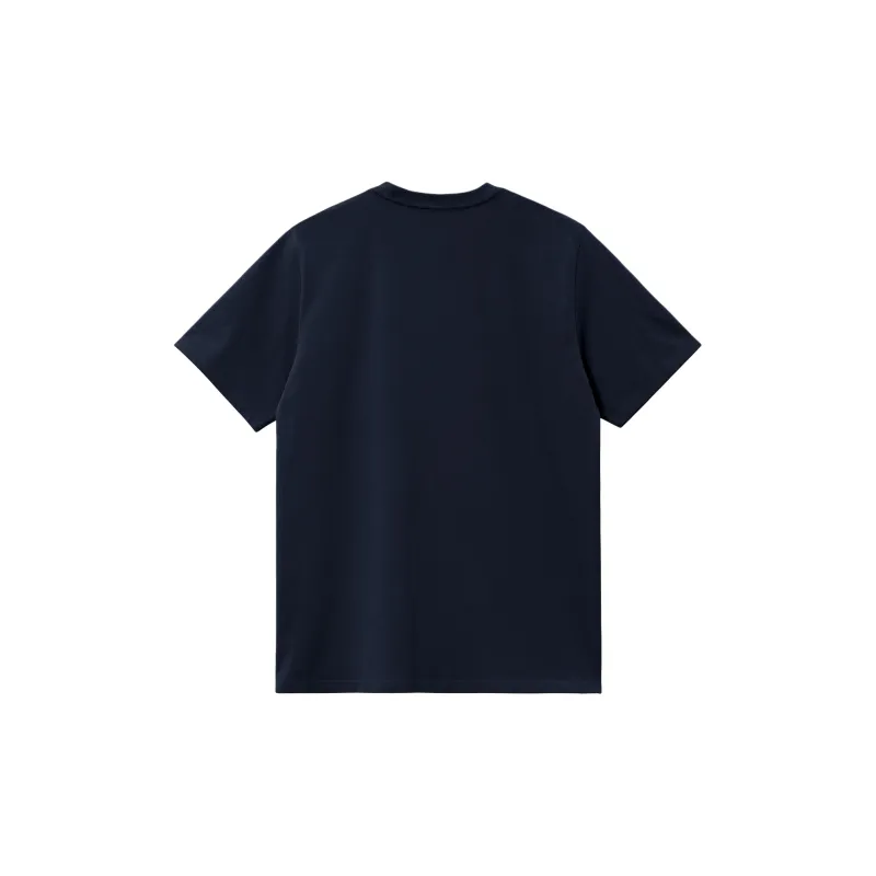Carhartt WIP Chase S/S Chase T Shirt T Shirt Men's Blue-1