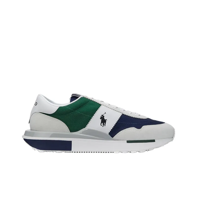 Polo Ralph Lauren Train 89 Low Top Casual Shoes Men's White Green-1
